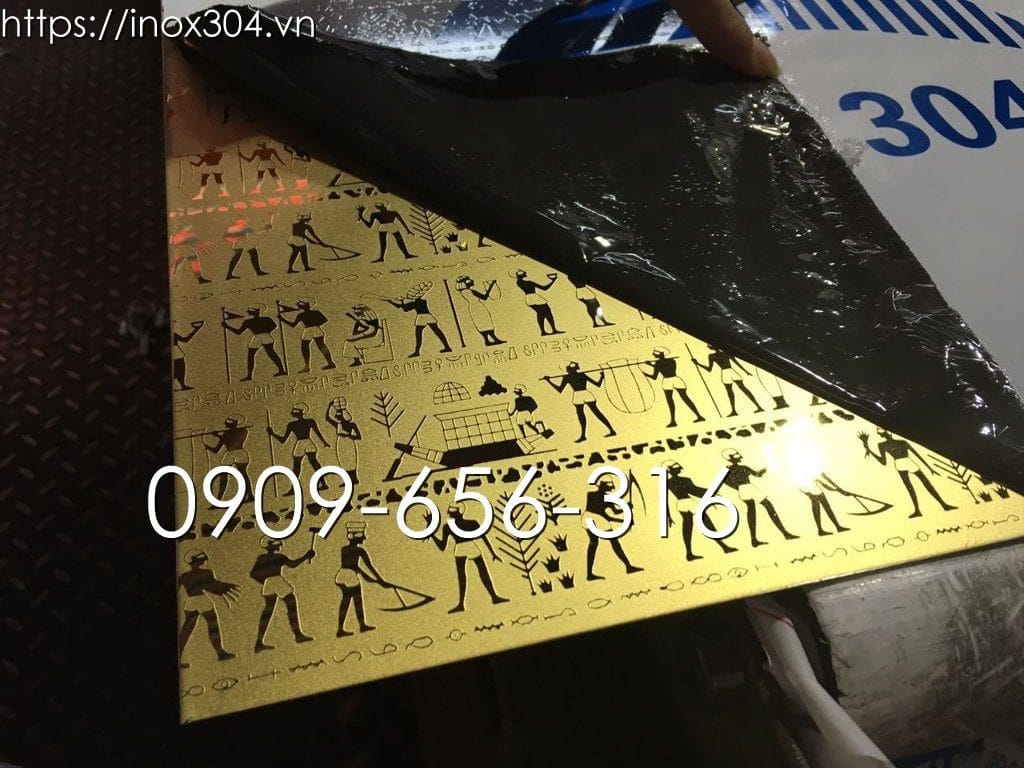 INOX MÀU ĐỒNG + TẤM INOX MÀU ĐỒNG